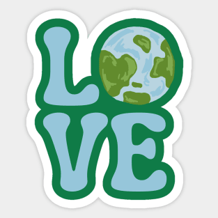 Love Earth Day Sticker